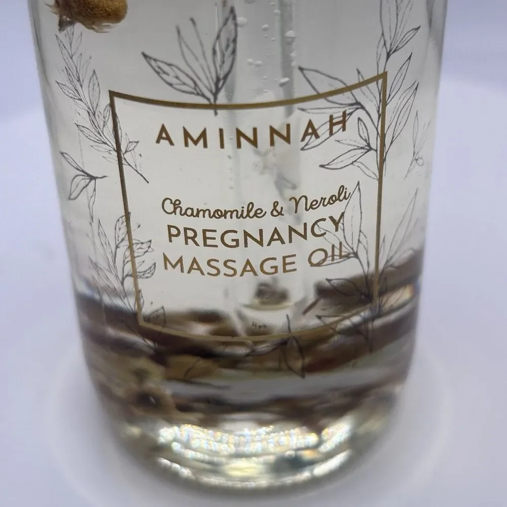 Aminnah 2020 Chamomile & Neroli Pregnancy Massage Oil New